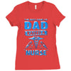 proud dad nurse Ladies Fitted T-Shirt