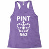 british pint funny Racerback Tank