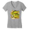 monster studen Women's V-Neck T-Shirt