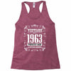 vintage made in 1963 perfectly aged a living legend Racerback Tank