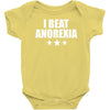 i beat anorexia Baby Bodysuit