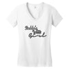 text effect 7 Women's V-Neck T-Shirt