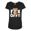 fox off Maternity Scoop Neck T-shirt