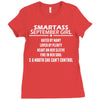 Smartass September Girl Ladies Fitted T-Shirt