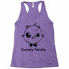 sweaty panda Racerback Tank
