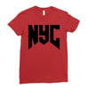 nyc new york city Ladies Fitted T-Shirt