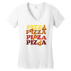 pizza lover 2 Women's V-Neck T-Shirt