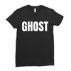 ghost (2) Ladies Fitted T-Shirt