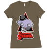 clockwork stewie Ladies Fitted T-Shirt
