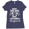 sorry this girl is already taken by a super sexy september boyfriend Ladies Fitted T-Shirt