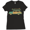 surf car Ladies Fitted T-Shirt