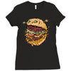 monster burger (2) Ladies Fitted T-Shirt