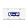 eat,sleep,game License Plate