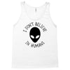 i don't believe in humans Tank Top