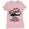 New Dad 2018 Rokie Dept. Ladies Fitted T-Shirt