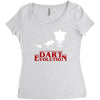 dart evolution stranger dustin tv show Women's Triblend Scoop T-shirt