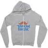 stache tastic Zipper Hoodie