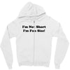 im not short funny t shirt humor nerd geek tee s 3xl Zipper Hoodie