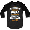 Super Cool Papa Of A Freaking Awesome Grandson 3/4 Sleeve Shirt