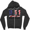 9.11 Patriot Day We Will Never Forget Zipper Hoodie