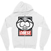 obese (collab with jay hai) Zipper Hoodie