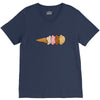 quadruple dip towe V-Neck Tee