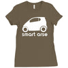 smart arse Ladies Fitted T-Shirt