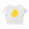 adrenaline addict rock climbing Crop Top