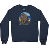 polygon bear graphic Crewneck Sweatshirt