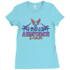 proud air force dad 2 Ladies Fitted T-Shirt