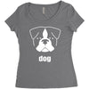 dog Women's Triblend Scoop T-shirt