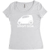 smart arse Women's Triblend Scoop T-shirt
