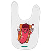 cool hotdog Baby Bibs