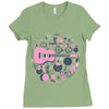 pop heart Ladies Fitted T-Shirt