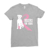 boxers for boobs Ladies Fitted T-Shirt