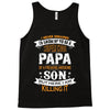 Super Cool Papa Of A Freaking Awesome Son Tank Top