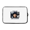 send me location khabib Laptop sleeve