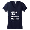 Jude JB Willem Malcolm Women's V-Neck T-Shirt
