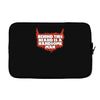 behind beard is a handsome man Laptop sleeve