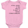 intelligence is the ability to adapt to change Baby Bodysuit