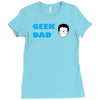 geek dad Ladies Fitted T-Shirt