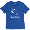 lucky fuers dice V-Neck Tee