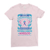 Never Underestimate the Strength of a Thyroid Cancer Warrior Ladies Fitted T-Shirt