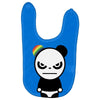 angry panda rainbow Baby Bibs