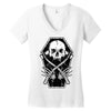 coffin and reaper Women's V-Neck T-Shirt