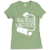 what would macgyver do humor Ladies Fitted T-Shirt