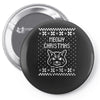 meowy christmas Pin-back button