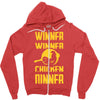 winner winner chicken dinner Zipper Hoodie