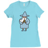 wizard pizza Ladies Fitted T-Shirt