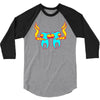 high tooths with joint 3/4 Sleeve Shirt